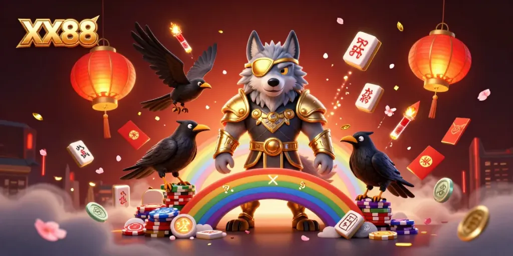 Engage in epic gaming scenarios at XX88 with immersive 3D casino visuals.
